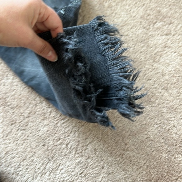 Zara Trafaluc Denim Black Skinny Embroidered Jeans - Picture 4 of 7